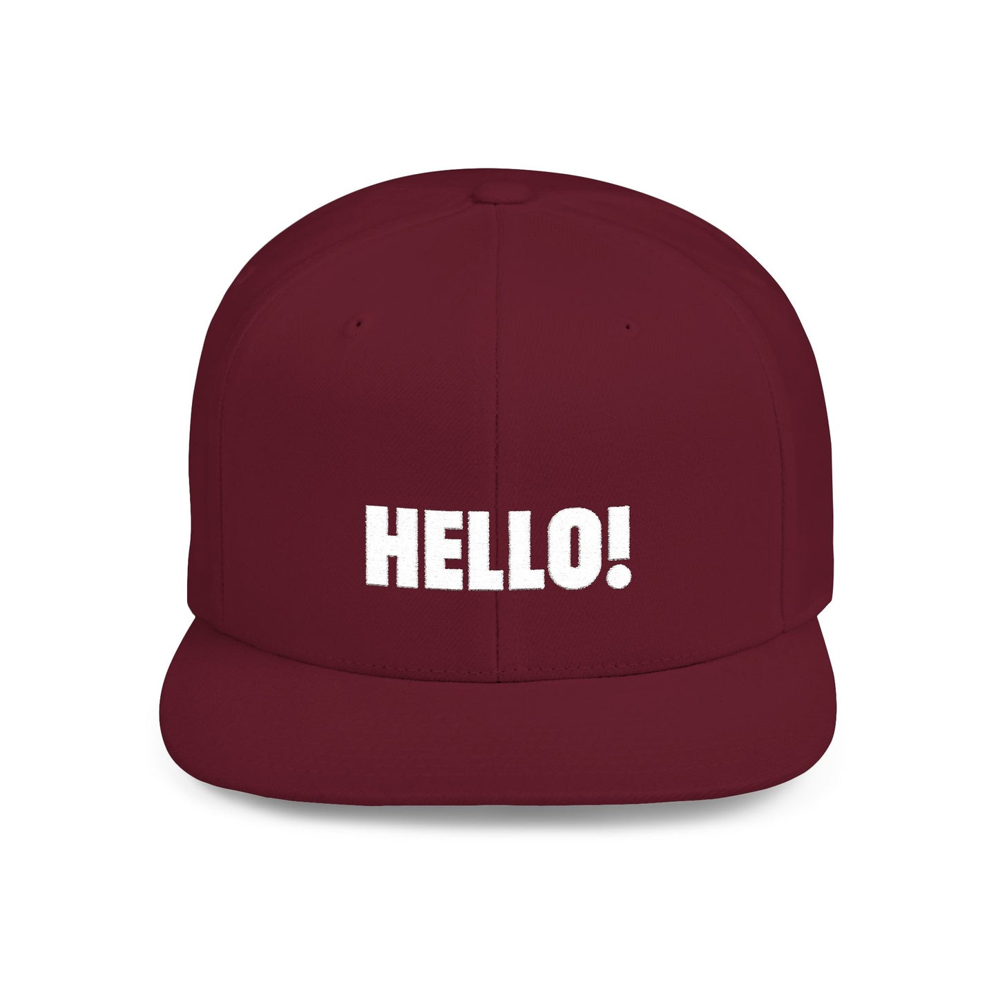 Flat Bill Snapback