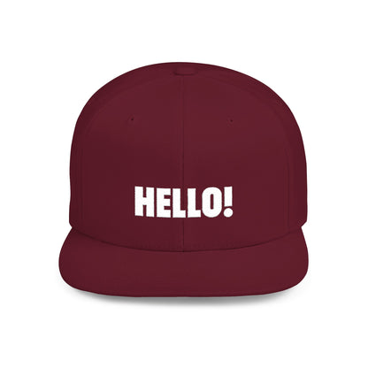 Flat Bill Snapback