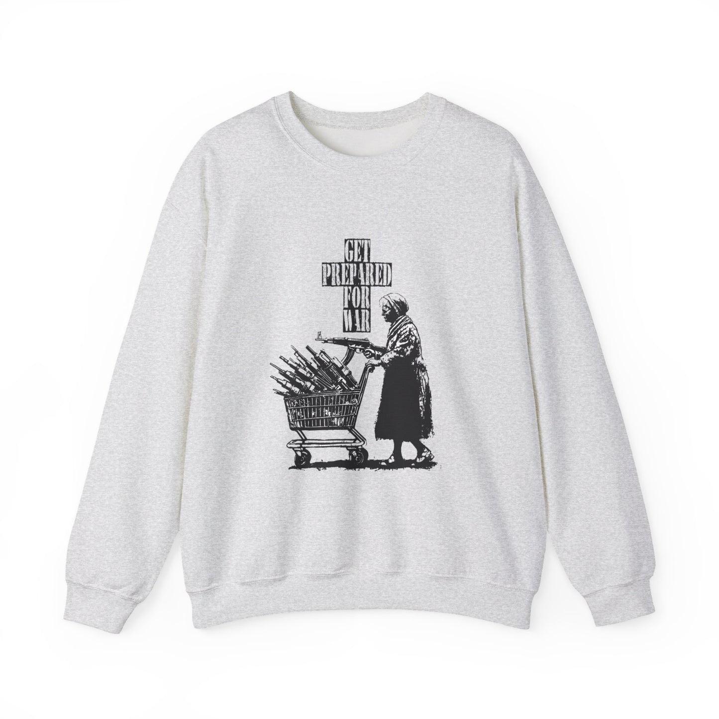 Vintage-Inspired Unisex Sweatshirt with 'Get Prepared for...' Design, Cozy Gift for Her, Him, Holidays, Casual Wear, Nostalgic Vibe