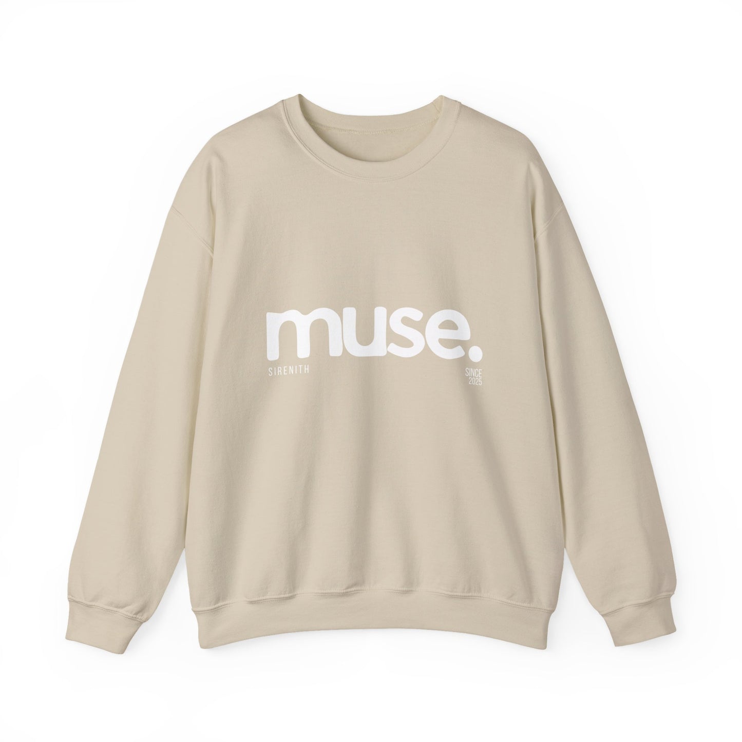 Chic Muse Unisex Heavy Blend Crewneck Sweatshirt, Cozy Casual Style, Gift for Creatives, Fashionable Sweatshirt, Layering Essential