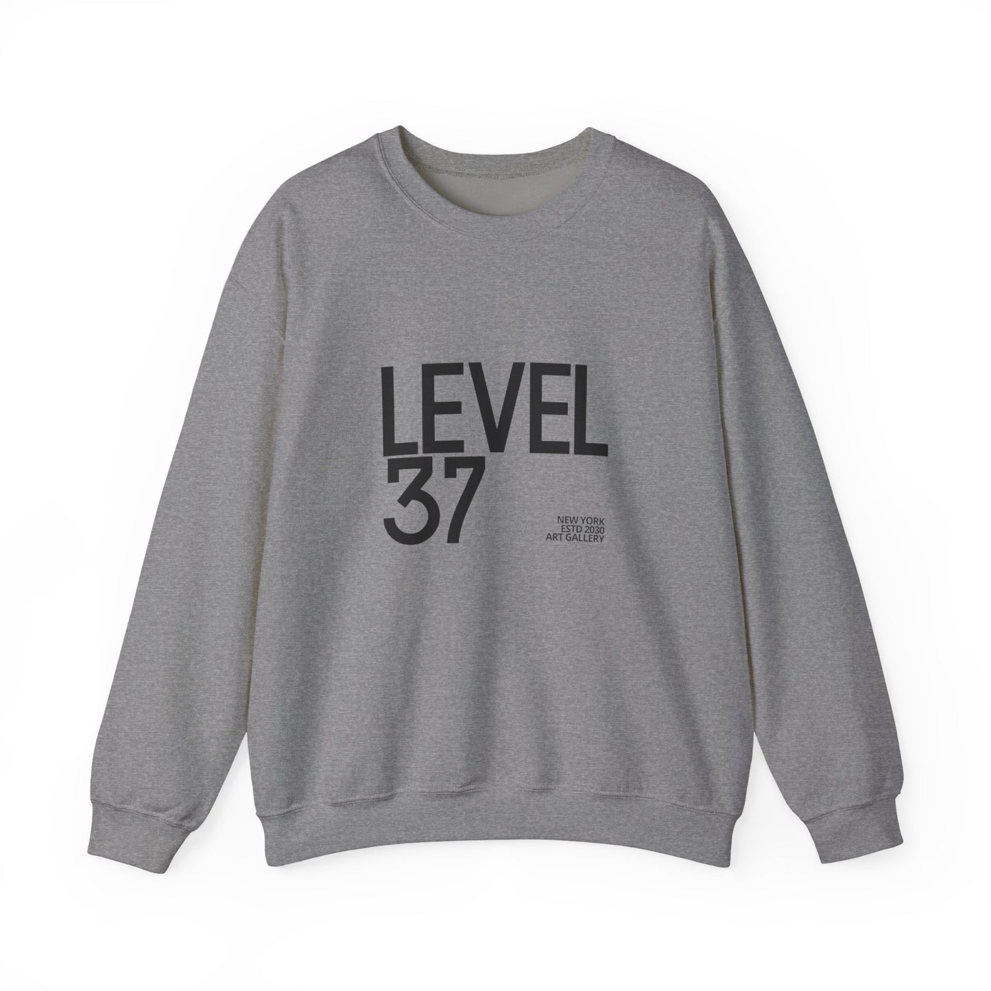 Level 37 Unisex Heavy Blend™ Crewneck Sweatshirt - Gaming Gift, Casual Wear, Birthday Present, Trendy Sweater, Unique Design