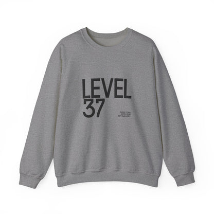 Level 37 Unisex Heavy Blend™ Crewneck Sweatshirt - Gaming Gift, Casual Wear, Birthday Present, Trendy Sweater, Unique Design