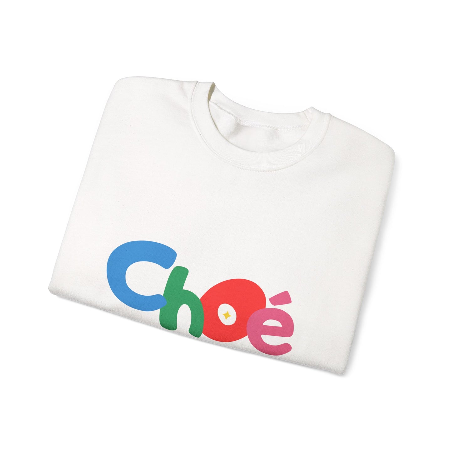 Colorful Chloé Sweatshirt for All Seasons, Unisex Crewneck Sweatshirt, Gift for Her, Trendy Apparel, Cozy Casual Wear, Birthday Gift