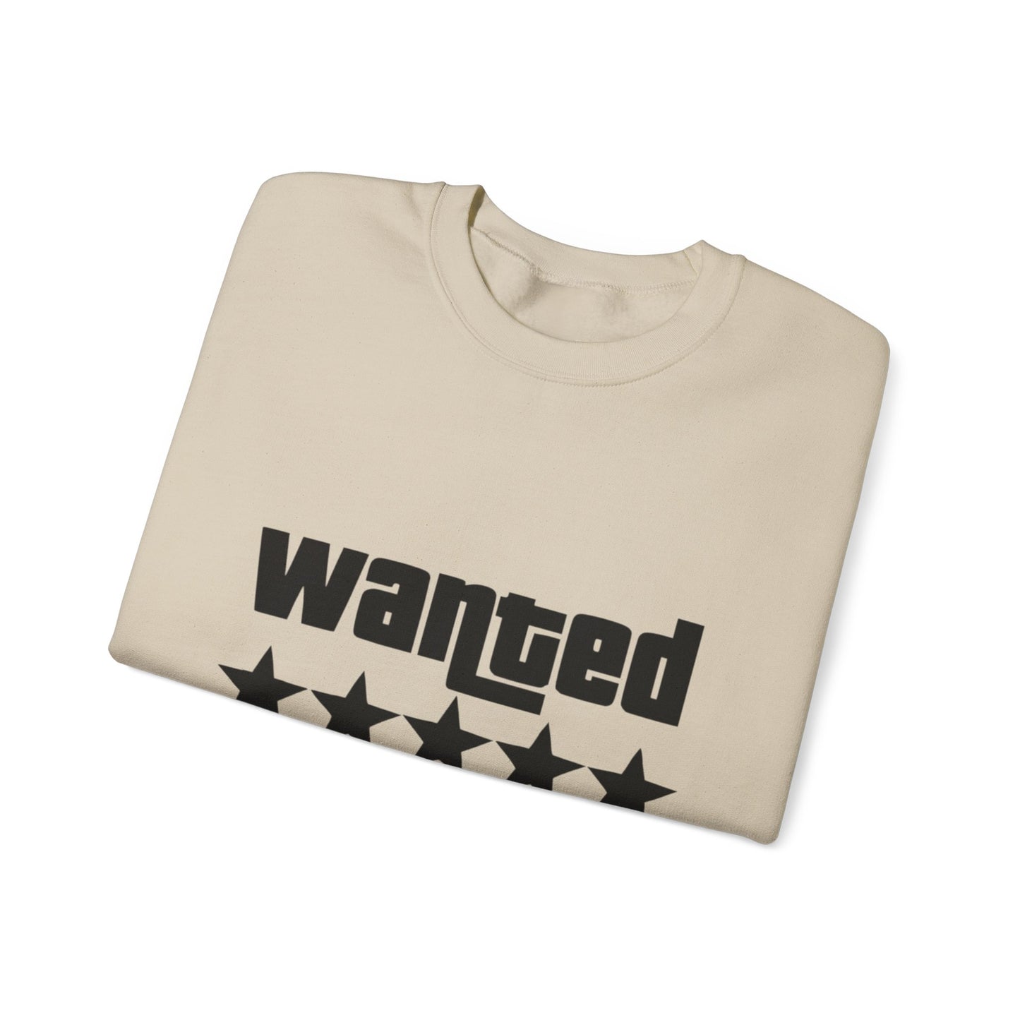 Wanted Stars Unisex Sweatshirt | Cozy Graphic Crewneck | Casual Wear, Unique Gift, Streetwear, Fashion Statement, Holiday Apparel