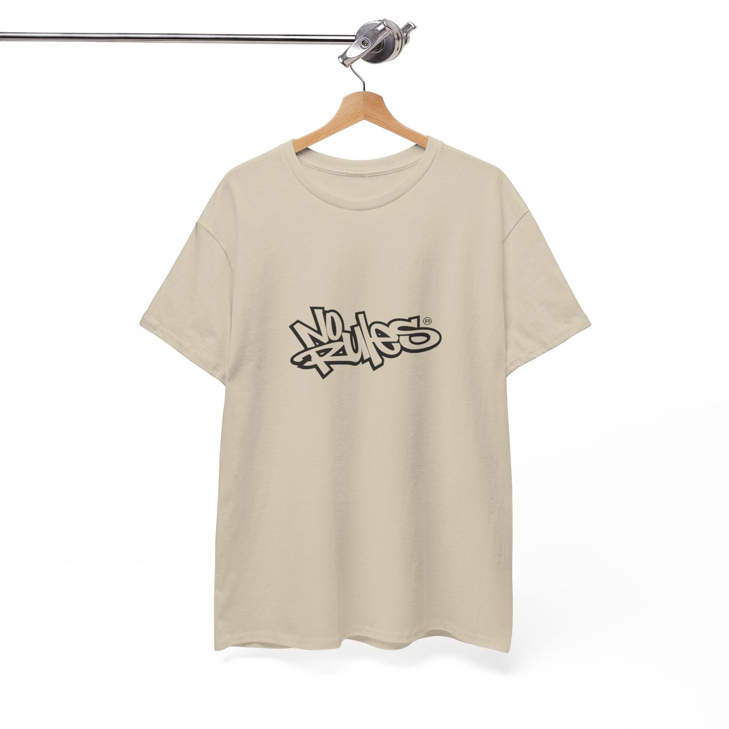 Heavy Cotton Tee with Graffiti Design, Streetwear, Casual Wear, Gift for Her, Gift for Him, Urban Fashion, Everyday Style