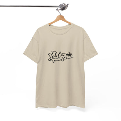 Heavy Cotton Tee with Graffiti Design, Streetwear, Casual Wear, Gift for Her, Gift for Him, Urban Fashion, Everyday Style