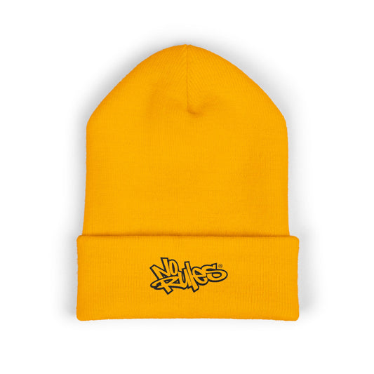 Classic Cuffed Beanie with Graffiti Art, Trendy Hat for Streetwear Lovers, Gift for Winter, Beanie for Teens, Cozy Fashion Accessory