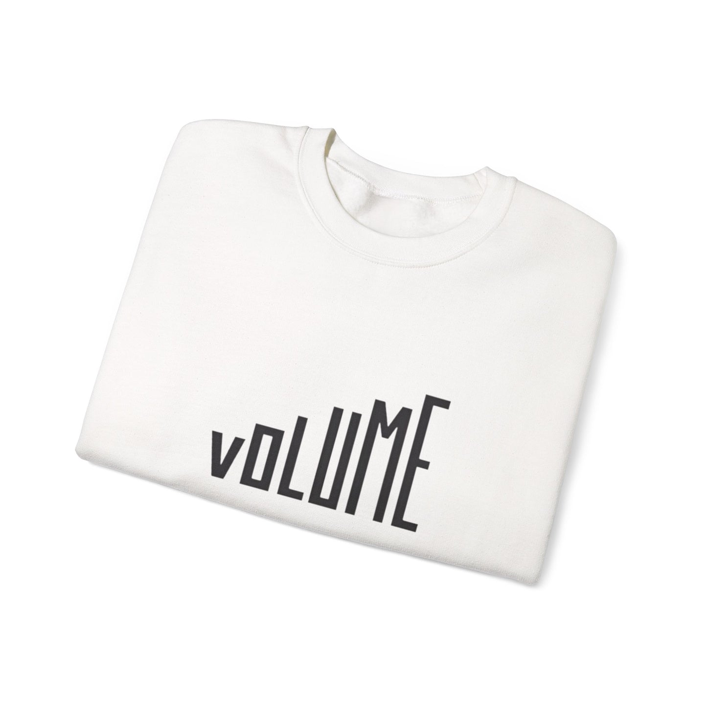 Volume Graphic Unisex Crewneck Sweatshirt - Cozy Casual Wear, Music Lover Gift, Festival Attire, Comfortable Everyday Style, Trendy