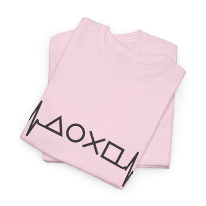 Heartbeat Graphic Tee for Everyday Wear, Cotton T-shirt, Casual Gift, Music Lover Shirt, Trendy Everyday Tee