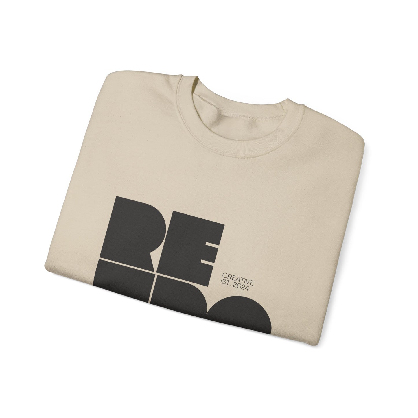 Retro Unisex Heavy Blend Crewneck Sweatshirt, Vintage Style Sweatshirt, Cozy Graphic Crew Neck, Gift for Him or Her, Stylish Casual Wear