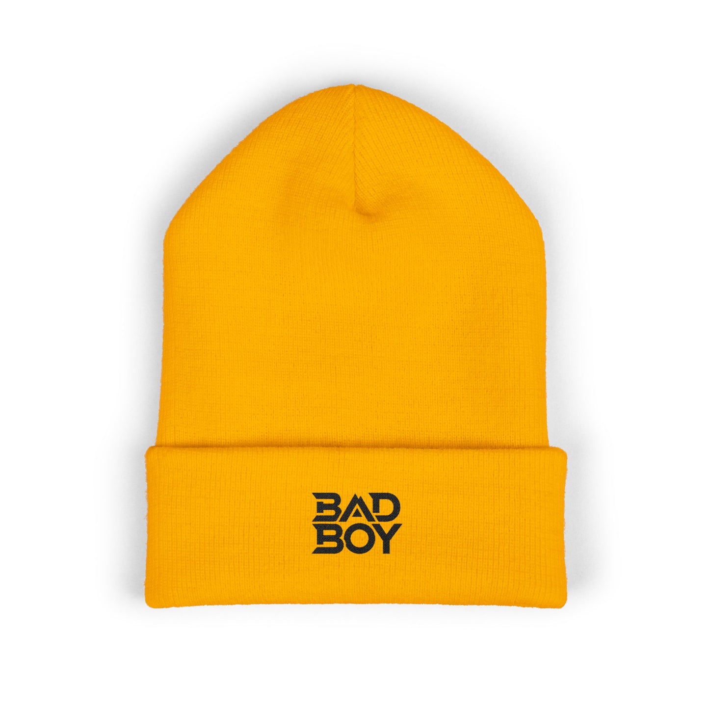 Bad Boy Embroidered Cuffed Beanie, Stylish Winter Hat, Cool Fashion Accessory, Gift for Him, Trendy Streetwear