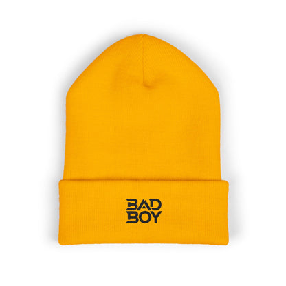 Bad Boy Embroidered Cuffed Beanie, Stylish Winter Hat, Cool Fashion Accessory, Gift for Him, Trendy Streetwear
