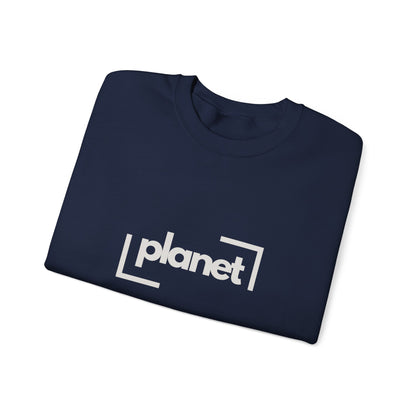 Stylish Planet Crewneck Sweatshirt | Cozy Unisex Gift, Casual Wear, Earth Lover Apparel, Trendy Fashion, Eco-Conscious Style