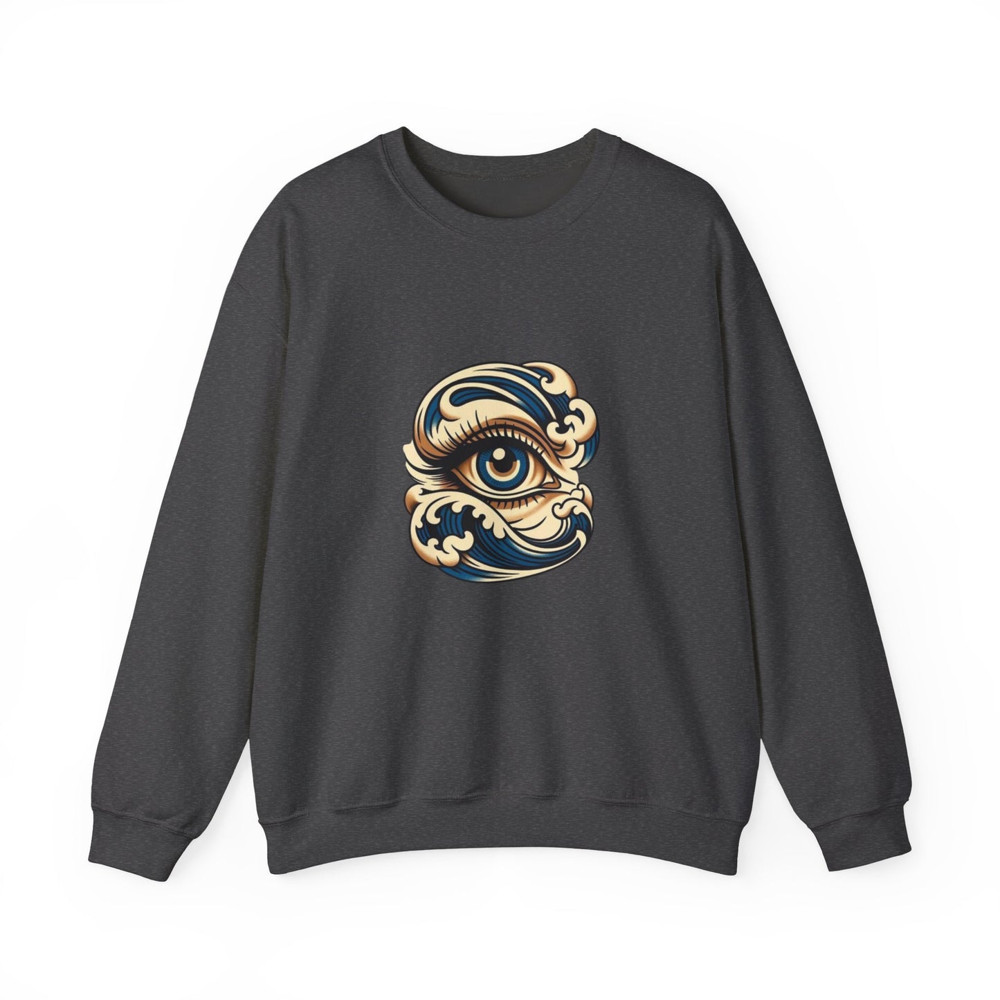 Eye of Awareness Unisex Crewneck Sweatshirt | Cozy Artistic Wear, Casual Gift, Art-Lovers Attire, Everyday Comfort