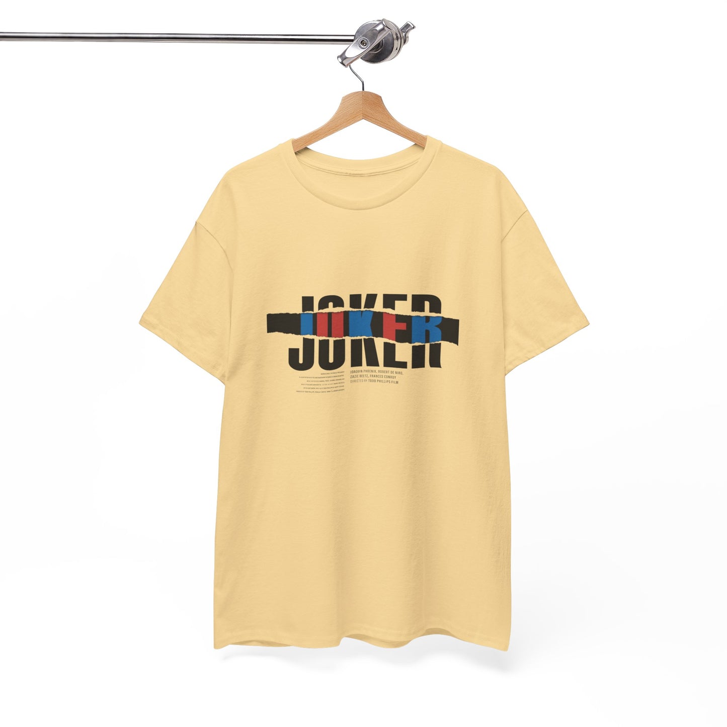 Joker Graphic Tee,  Heavy Cotton Tee, Streetwear Shirt, Casual Wear Tee, Gift for Fans, Movie Merchandise