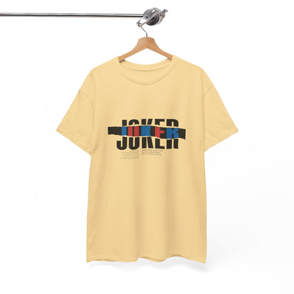 Joker Graphic Tee,  Heavy Cotton Tee, Streetwear Shirt, Casual Wear Tee, Gift for Fans, Movie Merchandise