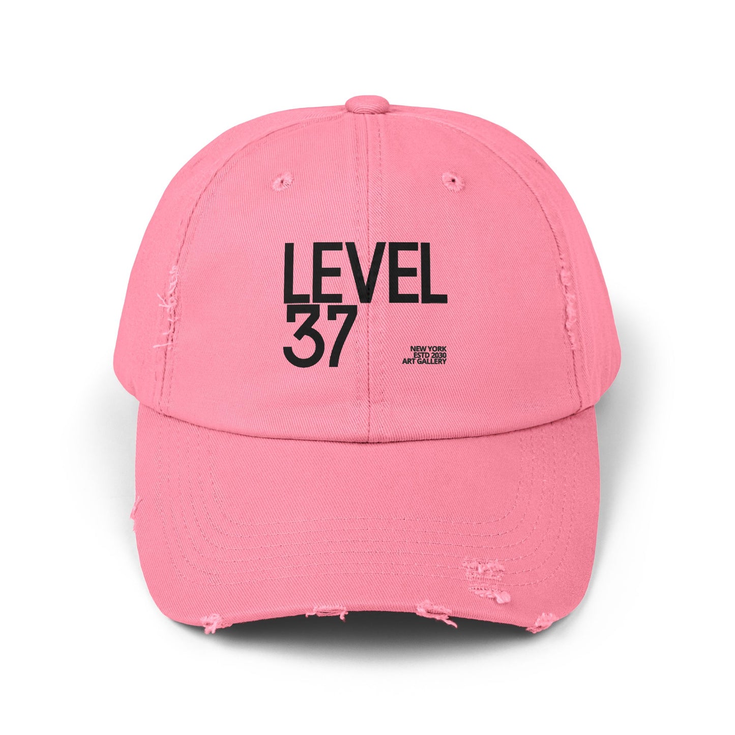 Distressed Cap for Milestone Celebrations, Casual Style, Birthday Gifts, Level Up Theme, Everyday Wear