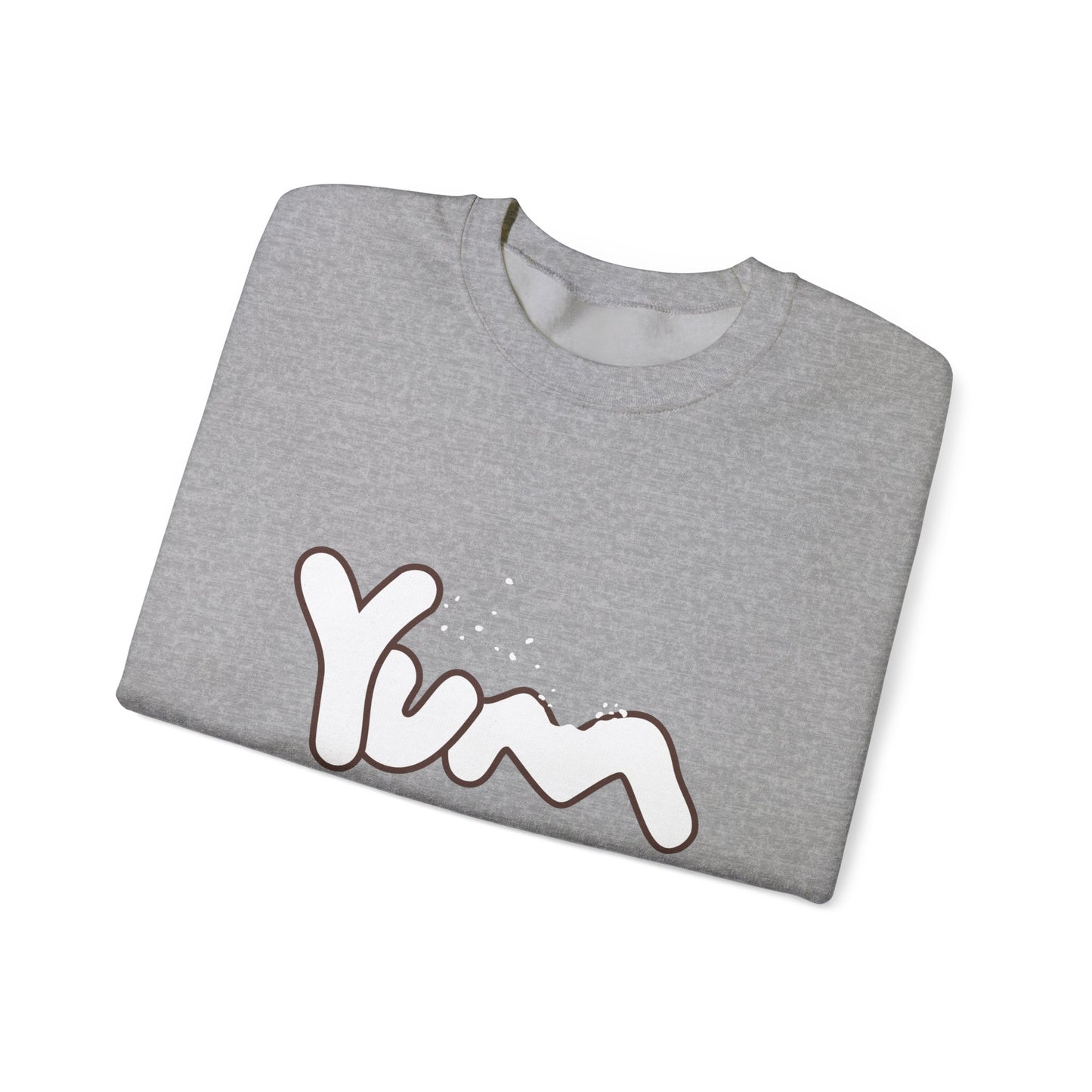 Yummy Vibes Crewneck Sweatshirt | Unisex Cool Fashion Gift, Cozy Loungewear, Foodie Apparel, Fun Kitchen Wear, Casual Everyday Style