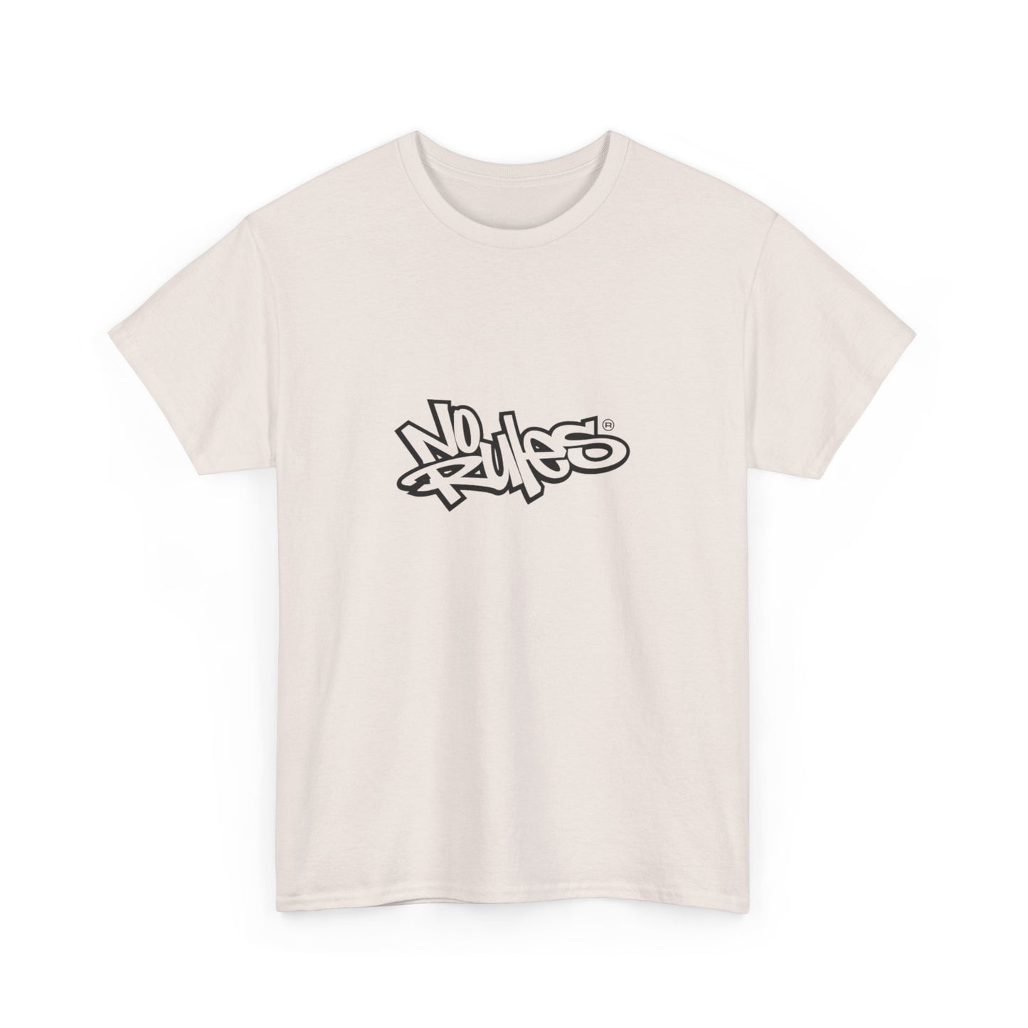 Heavy Cotton Tee with Graffiti Design, Streetwear, Casual Wear, Gift for Her, Gift for Him, Urban Fashion, Everyday Style