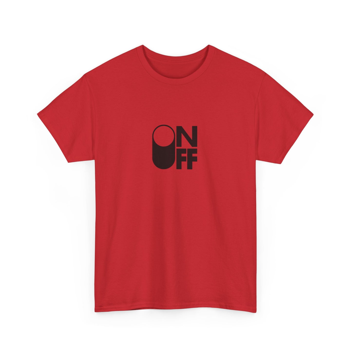 ON/OFF Heavy Cotton Tee - Perfect Gift for Tech Lovers, Casual Wear, Gamer Shirt, Everyday Comfort
