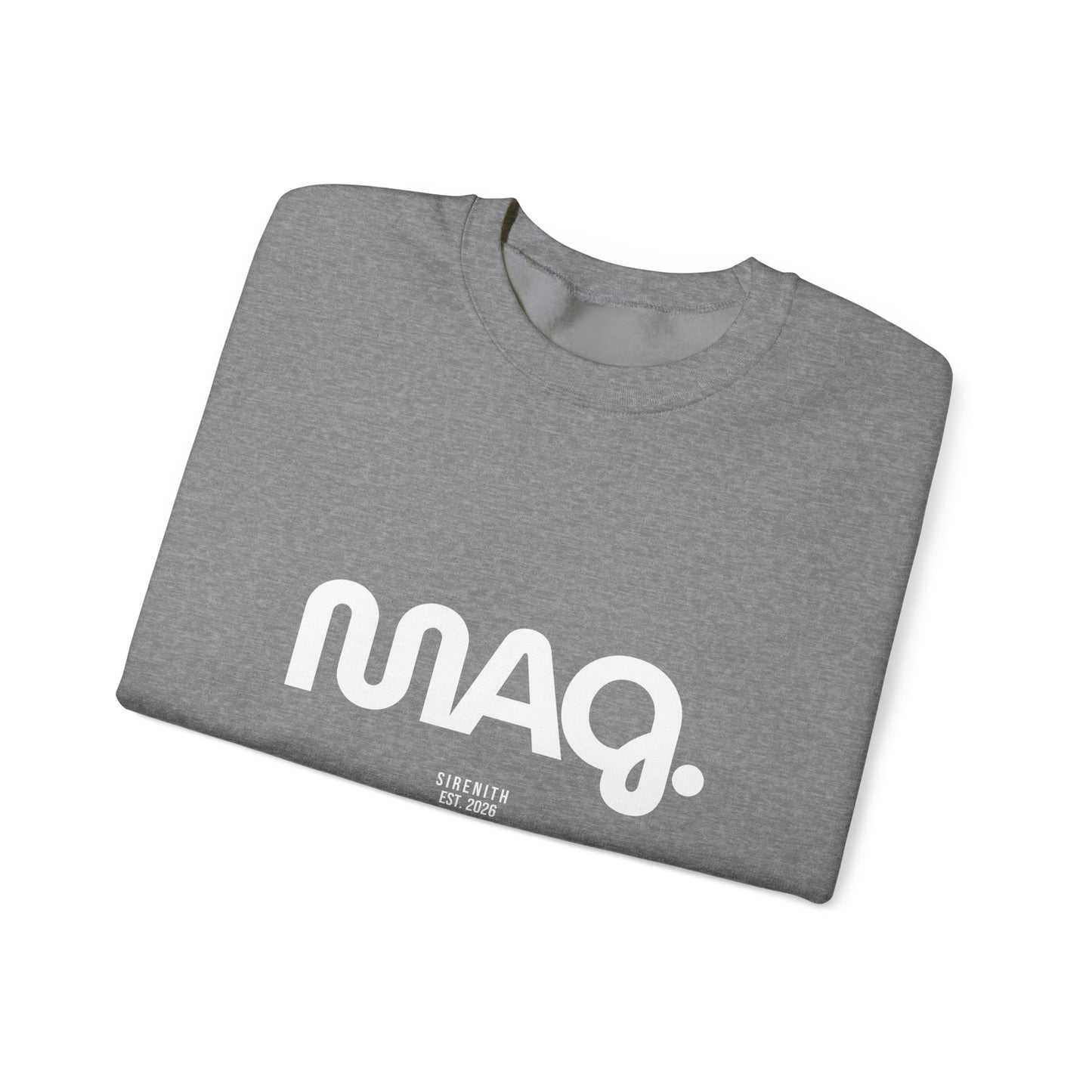 Stylish Unisex Crewneck Sweatshirt with Trendy 'MAQ' Design, Casual Wear, Gift for Him/Her, Cozy Fashion, Everyday Comfort