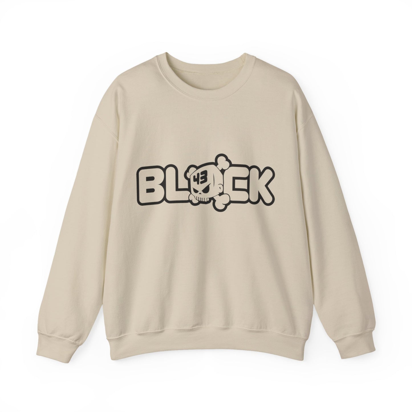 Stylish Unisex Crewneck Sweatshirt - Trendy Block Design, Cozy Winter Apparel, Perfect for Casual Outings, Gift for Friends