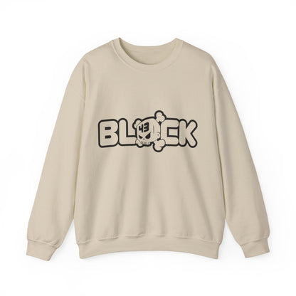 Stylish Unisex Crewneck Sweatshirt - Trendy Block Design, Cozy Winter Apparel, Perfect for Casual Outings, Gift for Friends