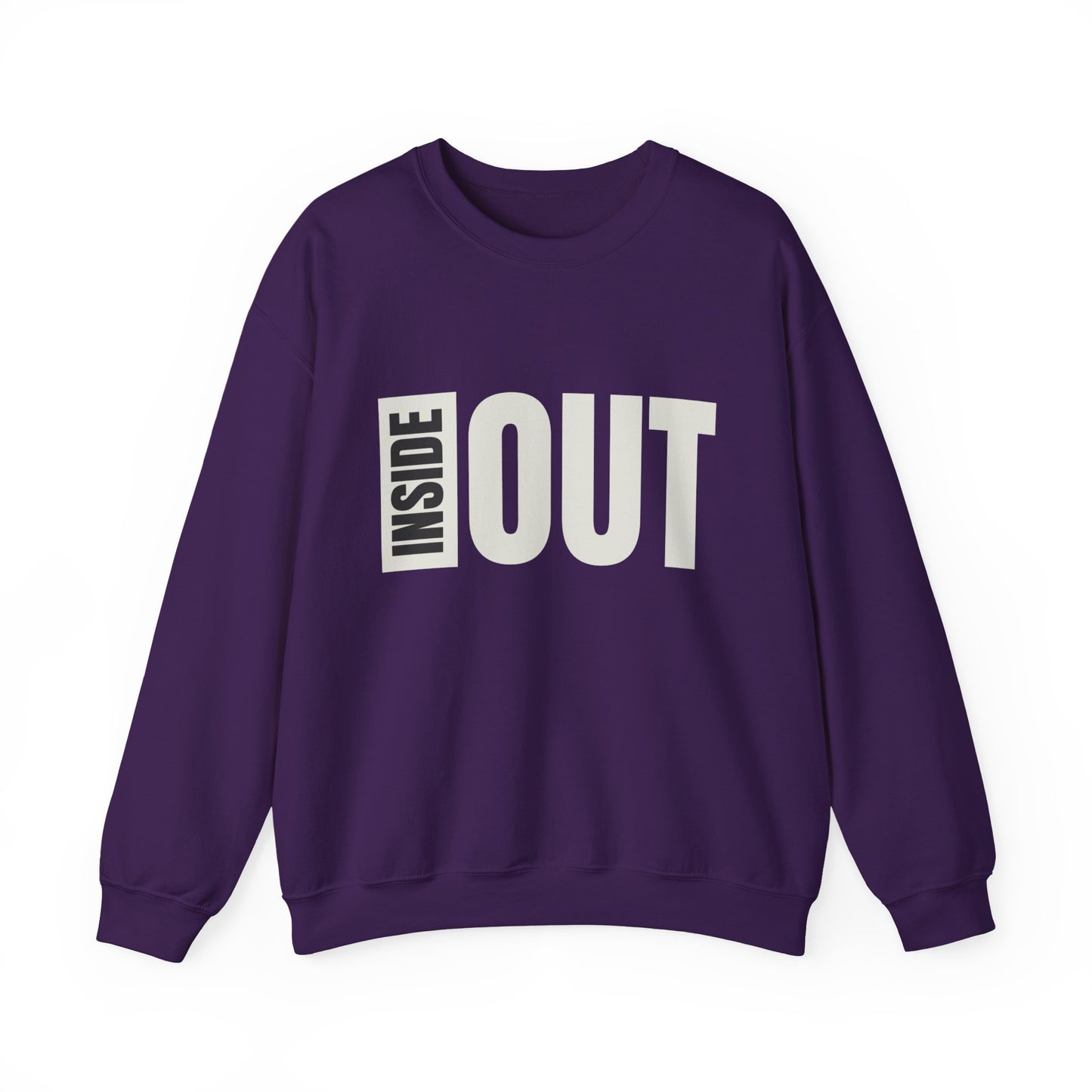 Inside Out Unisex Crewneck Sweatshirt - Cozy Apparel for Casual Days, Perfect Gift for Friends, Trendy Streetwear, Unique Style