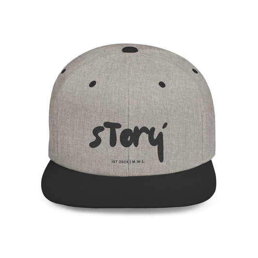 Stylish Flat Bill Snapback - Trendy Hat for Story Lovers, Casual Wear, Unisex, Gift for Friends, Street Fashion, Everyday Accessory