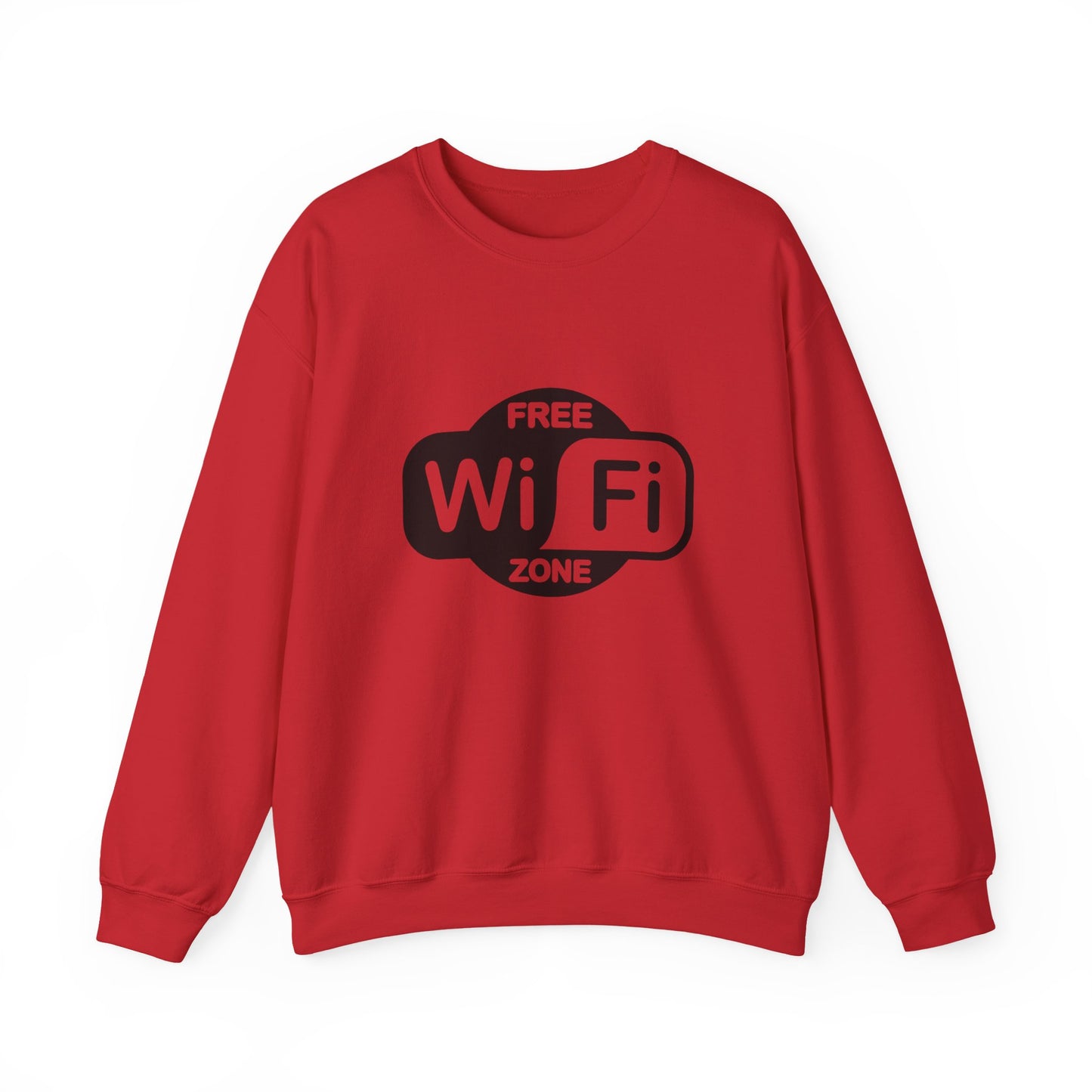 Cozy WiFi Zone Sweatshirt | Unisex Crewneck | Perfect for Home, Travel, or Gifts