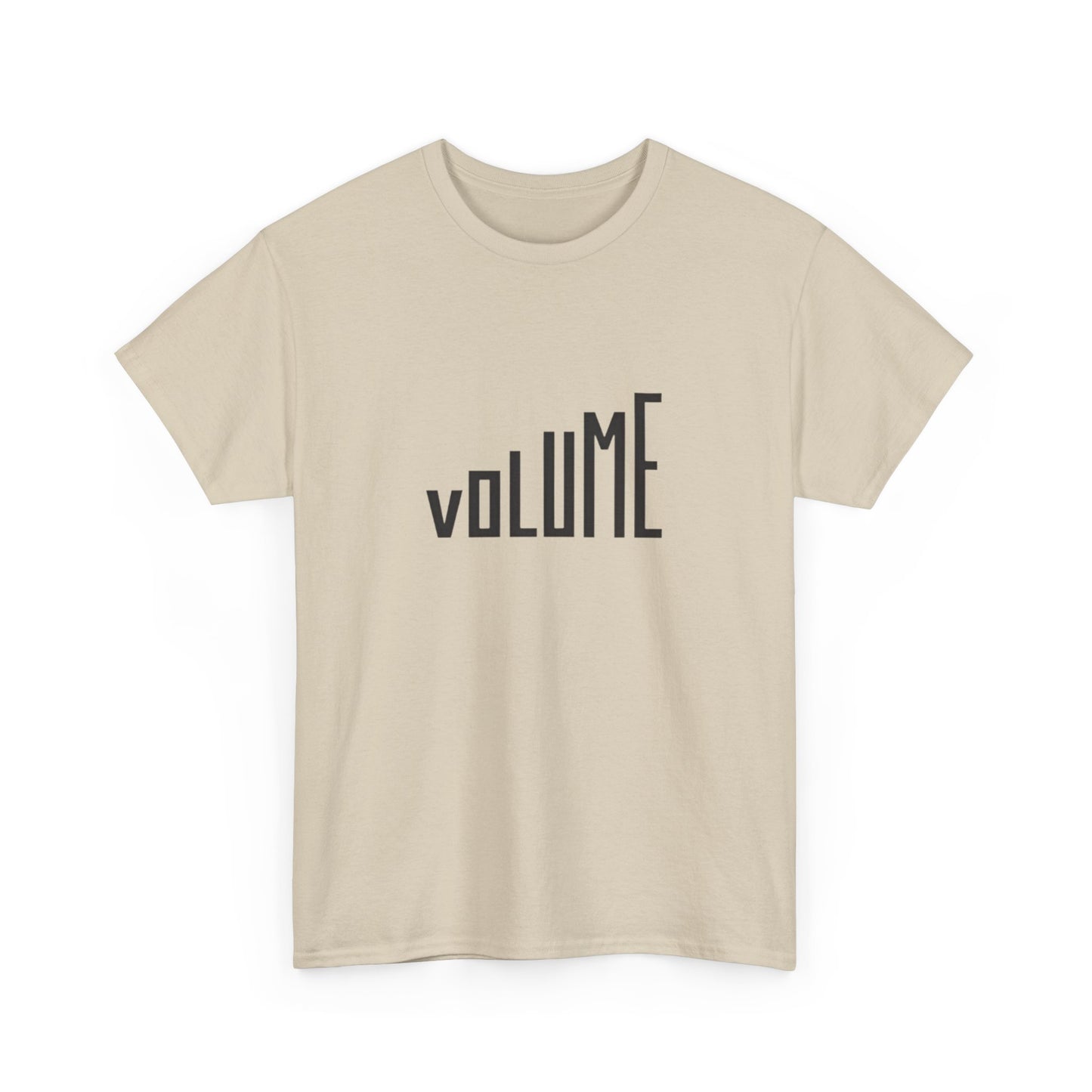 Volume Graphic Heavy Cotton Tee, Music Lover Tee, Casual Tees, Gift for Musicians, Music Festival Shirt