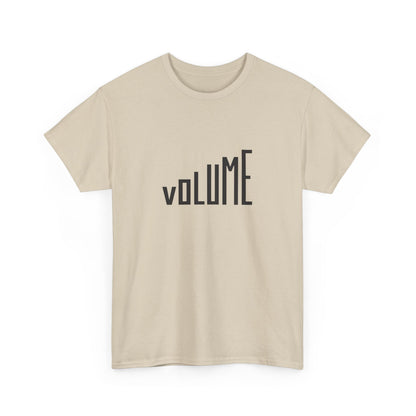 Volume Graphic Heavy Cotton Tee, Music Lover Tee, Casual Tees, Gift for Musicians, Music Festival Shirt