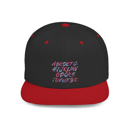 Trendy Flat Bill Snapback Hat, Casual Streetwear Cap, Hip Hop Accessory, Unisex Headwear, Perfect for Festivals and Everyday Style