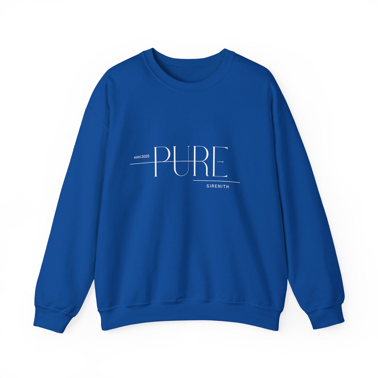 Minimalist Pure Crewneck Sweatshirt for Comfort and Style, Cozy Gift for Friends, Casual Wear, Everyday Comfort, Ideal for Relaxation