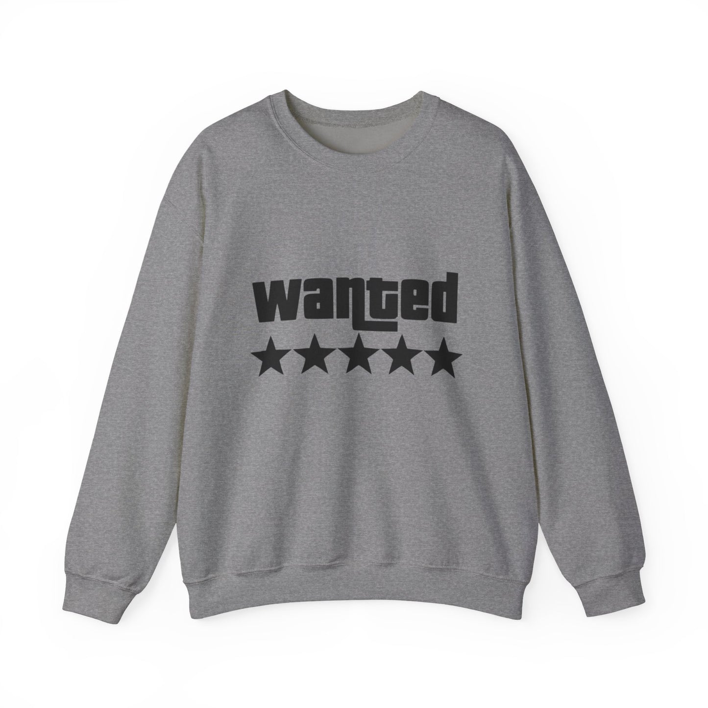 Wanted Stars Unisex Sweatshirt | Cozy Graphic Crewneck | Casual Wear, Unique Gift, Streetwear, Fashion Statement, Holiday Apparel