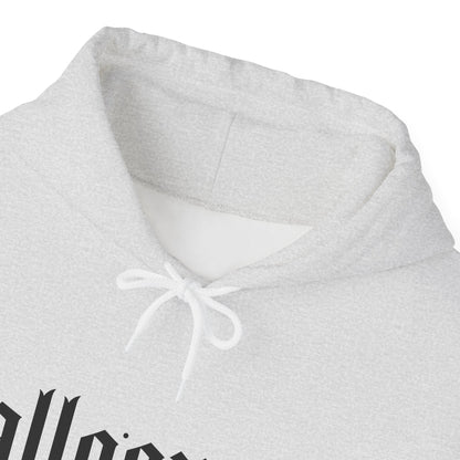 Halloween Hooded Sweatshirt, Halloqueen Pullover, Unisex Fall Apparel, Cozy Halloween Outfit, Spooky Season Gift