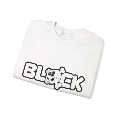 Stylish Unisex Crewneck Sweatshirt - Trendy Block Design, Cozy Winter Apparel, Perfect for Casual Outings, Gift for Friends