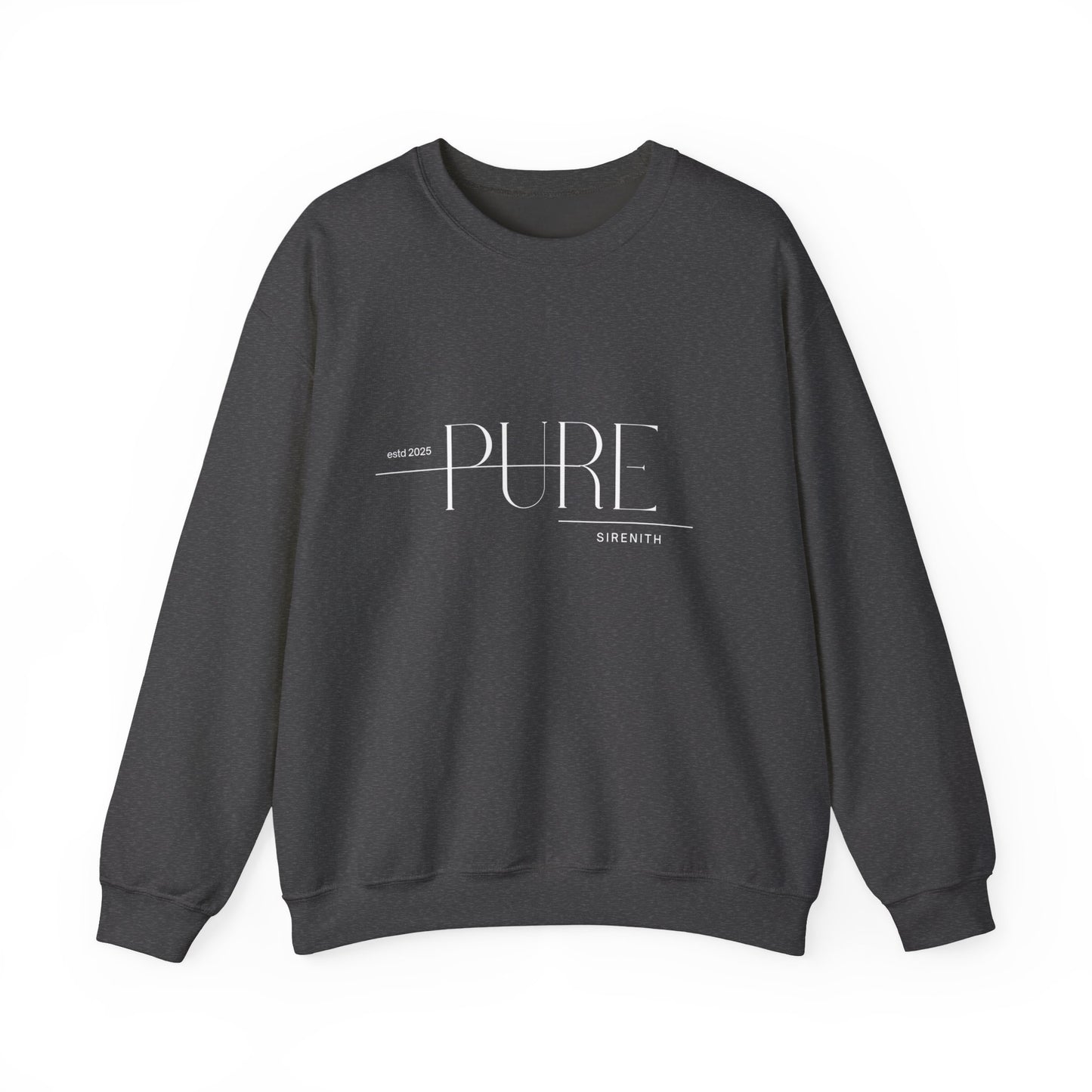 Minimalist Pure Crewneck Sweatshirt for Comfort and Style, Cozy Gift for Friends, Casual Wear, Everyday Comfort, Ideal for Relaxation