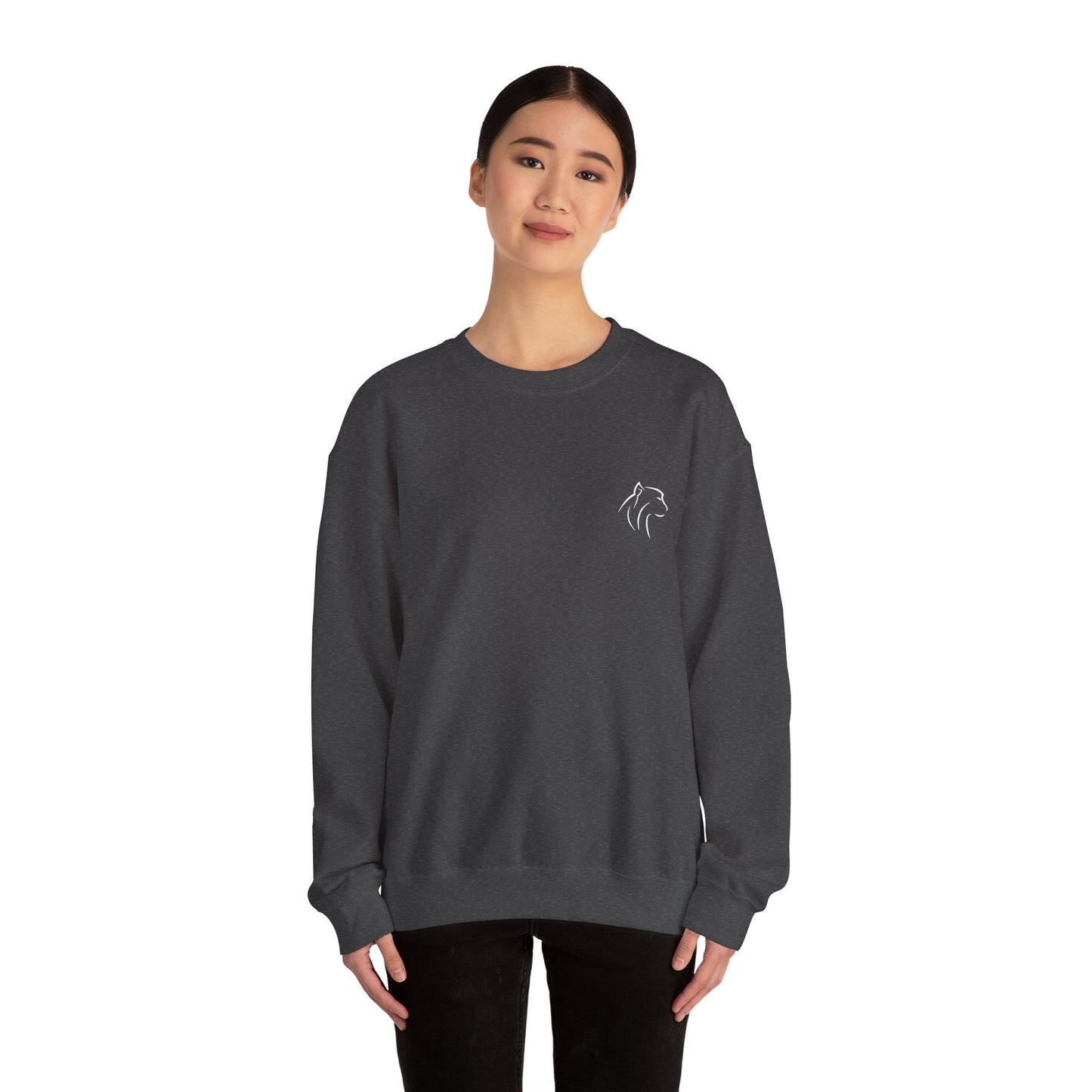Women's Crewneck Sweatshirt, Cozy Pullover, Gift for Animal Lovers, Casual Wear, Stylish Outfit