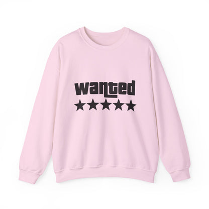 Wanted Stars Unisex Sweatshirt | Cozy Graphic Crewneck | Casual Wear, Unique Gift, Streetwear, Fashion Statement, Holiday Apparel