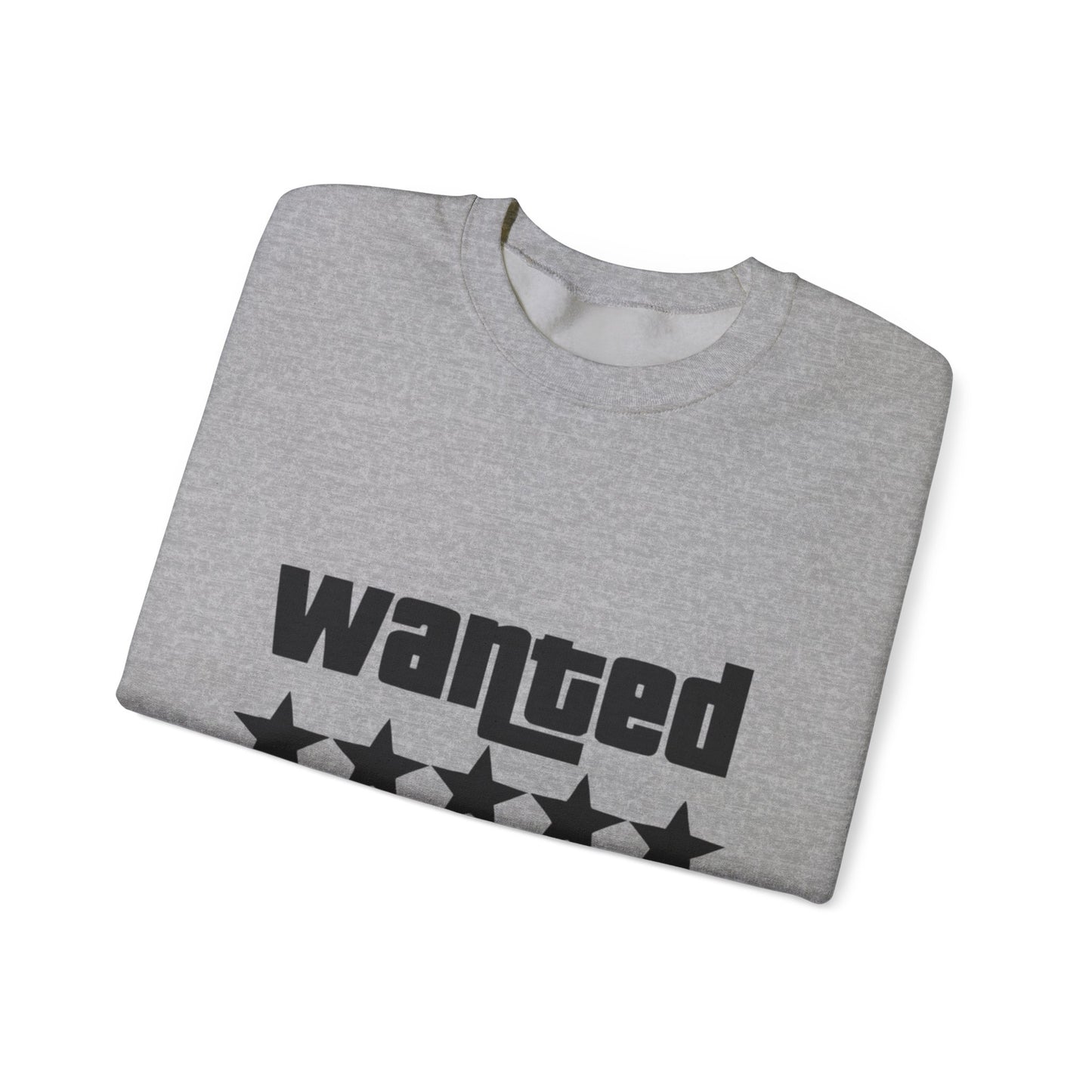 Wanted Stars Unisex Sweatshirt | Cozy Graphic Crewneck | Casual Wear, Unique Gift, Streetwear, Fashion Statement, Holiday Apparel