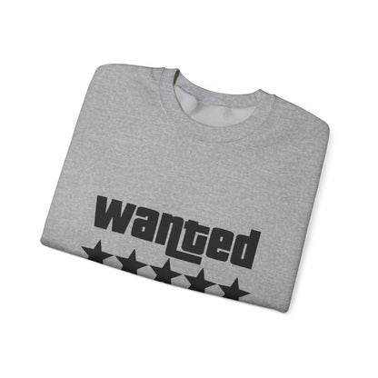 Wanted Stars Unisex Sweatshirt | Cozy Graphic Crewneck | Casual Wear, Unique Gift, Streetwear, Fashion Statement, Holiday Apparel