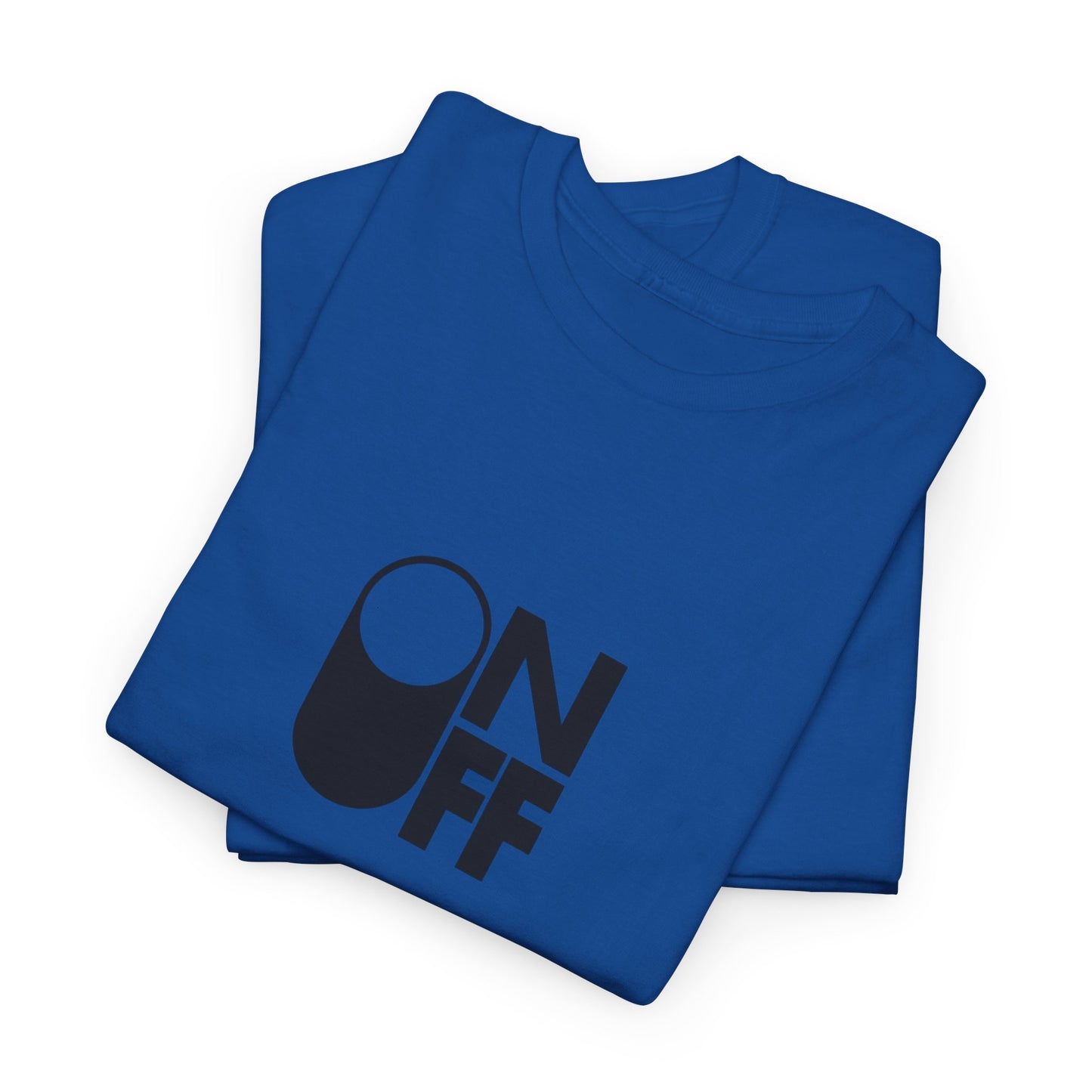 ON/OFF Heavy Cotton Tee - Perfect Gift for Tech Lovers, Casual Wear, Gamer Shirt, Everyday Comfort