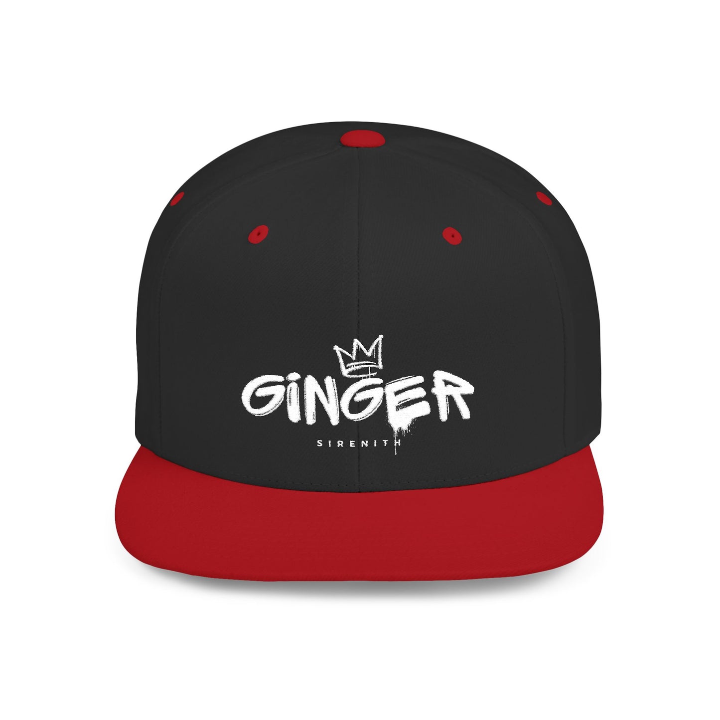 Ginger Snapback Hat, Trendy Flat Bill Cap for Casual Outfits, Stylish Gift for Ginger Lovers, Streetwear Accessory for All Occasions