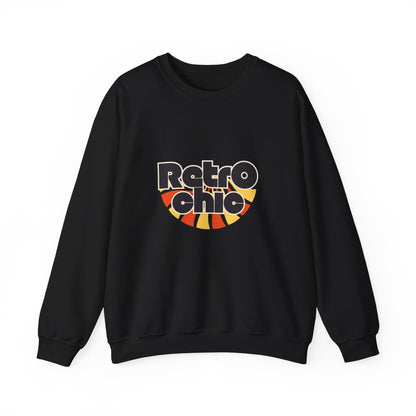 Retro Chic Unisex Crewneck Sweatshirt, Vintage Fashion Sweater, Cozy Casual Wear, Gift for Her, Perfect for Fall