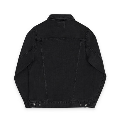 Trendy Denim Jacket with Custom Embroidery, Perfect for Casual Outings, Birthdays, Gifts, Everyday Wear, Fall Fashion