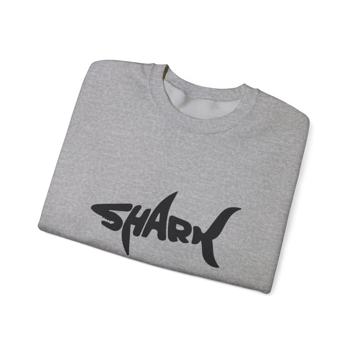 Shark Graphic Sweatshirt - Cozy Unisex Crewneck, Statement Apparel for Ocean Lovers, Casual Gift, Comfortable Everyday Wear