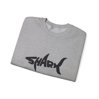 Shark Graphic Sweatshirt - Cozy Unisex Crewneck, Statement Apparel for Ocean Lovers, Casual Gift, Comfortable Everyday Wear