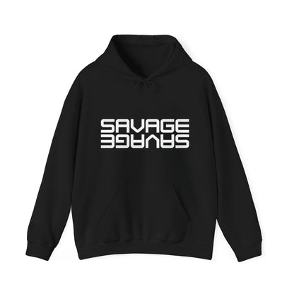 Savage Unisex Heavy Blend Hoodie, Comfortable Streetwear, Trendy Hoodie Gift, Casual Style, Graphic Sweatshirt for Everyday Wear