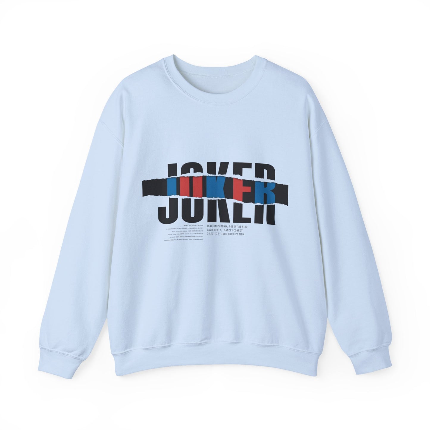Joker Graphic Sweatshirt - Cozy Unisex Crewneck, Perfect for Casual Wear, Gifts, Movie Fans, Halloween, Streetwear